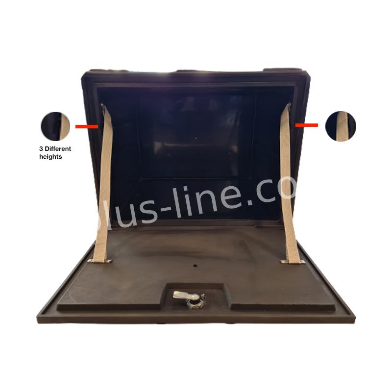 DELIVERY BOX APLUS 90LITER DOUBLE ISOLATED BLACK